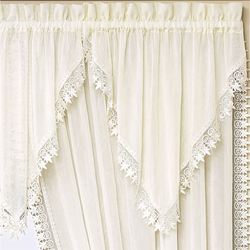 Rozelle Semi Sheer Ascot Valance 40 x 25