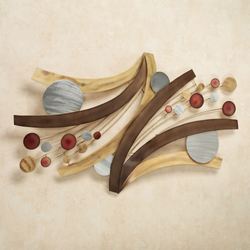 Influence Metal Wall Sculpture Multi Metallic