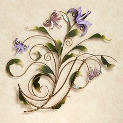Floria Pastel Metal Wall Sculpture Multi Pastel