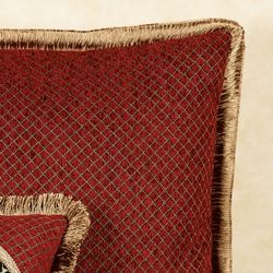 Temara Fringed European Sham Multi Warm European