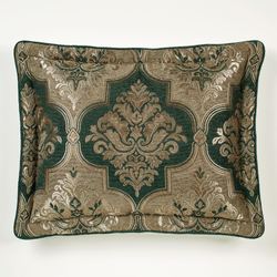 Marietta Flanged Sham Green