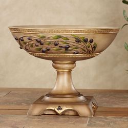 Vernazza Olives Centerpiece Bowl Tawny