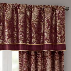 Aubrey Tailored Valance Merlot 50 x 18