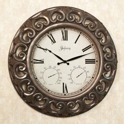 Versaille Wall Clock Antique BronzeImage