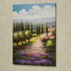 View of Tuscany Canvas Wall Art Multi Warm