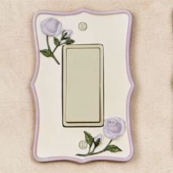 Enchanted Rose Single Dimmer Rocker Lavender
