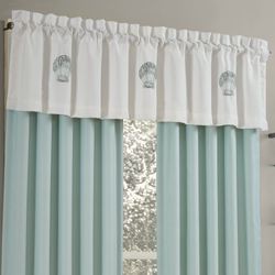 Waters Edge Tailored Valance Off White 72 x 18