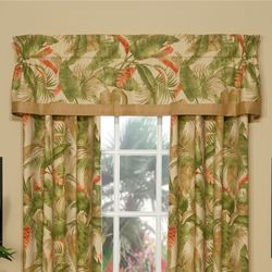 La Selva II Tailored Valance Light Gold 72 x 16
