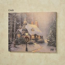 Stonehearth Hutch Lighted Canvas Wall Art Multi Warm
