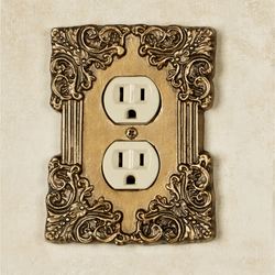 Fleurista Single Outlet Antique Brass
