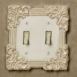 Fleurista Double Switch Ivory/Gold