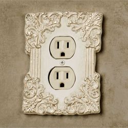 Fleurista Single Outlet Ivory/Gold