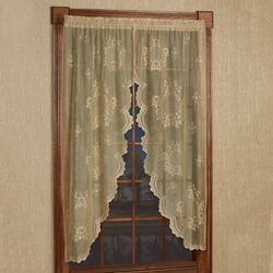 Cameo Rose Long Swag Valance Pair 56 x 63