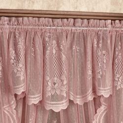 Cameo Rose Tailored Valance Victorian Rose 56 x 13