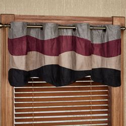 Apex Grommet Valance Charcoal/Onyx 60 x 20