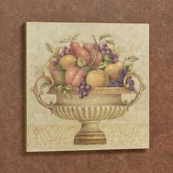 Fruitful Harvest Wall Art Plaque Multi Warm