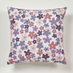 Wildflowers Tailored Pillow Ivory 16 Square