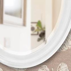 Loree White Wall Mirror