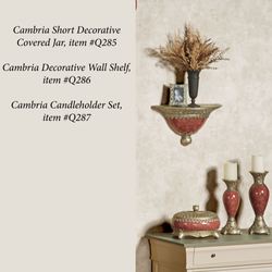 Cambria Wall Shelf Cinnabar