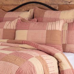 Sawyer Mill Red Patchwork Quilt Dark Red