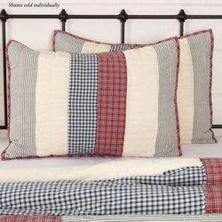 Hatteras Patch Quilted Sham Light Almond