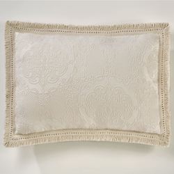 Elegant Medallion Fringed Sham
