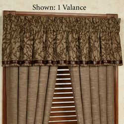 Highland Lodge Tailored Valance Sage 84 x 18