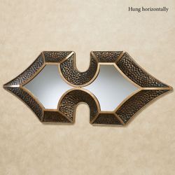 Kipp Mirrored Wall Sculpture Bronze