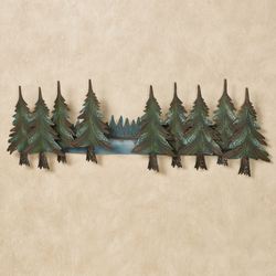 Pine Forest Wall Topper Green