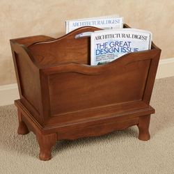 Lyndhurst Magazine Rack Regal Walnut