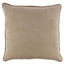 Savannah Piped Pillow Beige 20 Square