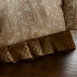 Casablanca Gathered Bedskirt Light Almond