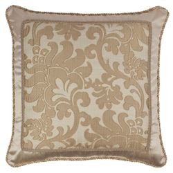 Casablanca Corded Pillow Light Almond 20 Square