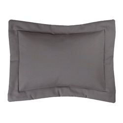 Izmir Gray Flanged Pillow Rectangle