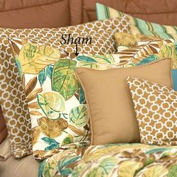 Brunswick Leafy Flanged Sham Multi Warm