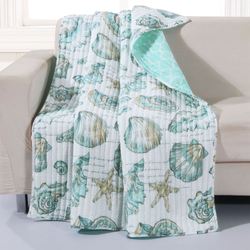 Cruz Throw Blanket Turquoise 50 x 60
