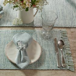 Tweed Basics Placemats Wine Set of Four