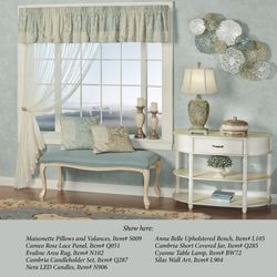 Maisonette Tailored Pillow Blue 18 Square