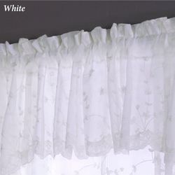 Nataliyah Sheer Tailored Valance 52 x 17