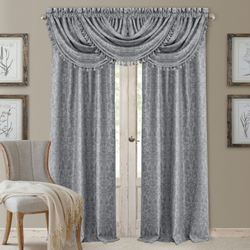 Scarlet Back Tab Curtain Panel