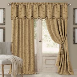 Mina Tailored Curtain Panel Antique Gold