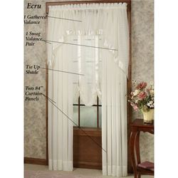 Nimbus Stripe Swag Valance Pair