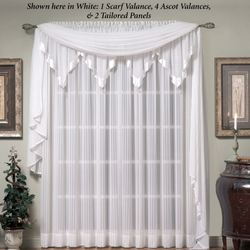 Nimbus Stripe Scarf Valance