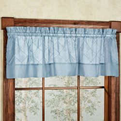 Sapphire Pintucked Sheer Valance 60 x 14