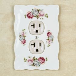 Summer Bloom Single Outlet White