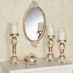 Alynna Candleholders Mocha Set of Three