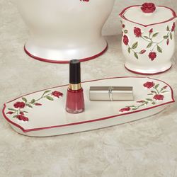 Vining Rose Vanity Tray Pearl