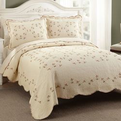 Felisa Mini Quilt Set Light Cream