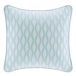 Maya Bay Embroidered Sham Aqua Mist European