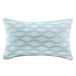 Maya Bay Embroidered Pillow Aqua Mist Rectangle